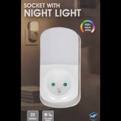 Tous Les Articles Bricolage|Rallonges< Adaptateur de prise avec veilleuse | Action FR