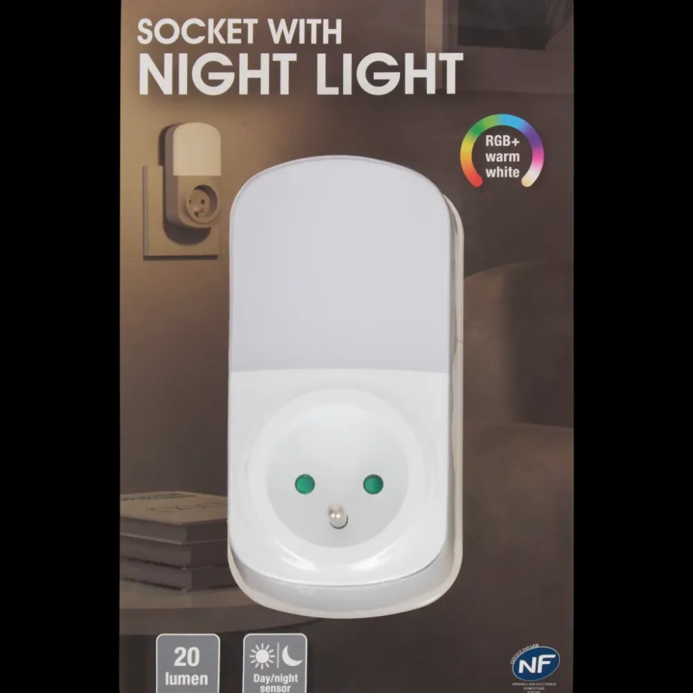 Tous Les Articles Bricolage|Rallonges< Adaptateur de prise avec veilleuse | Action FR