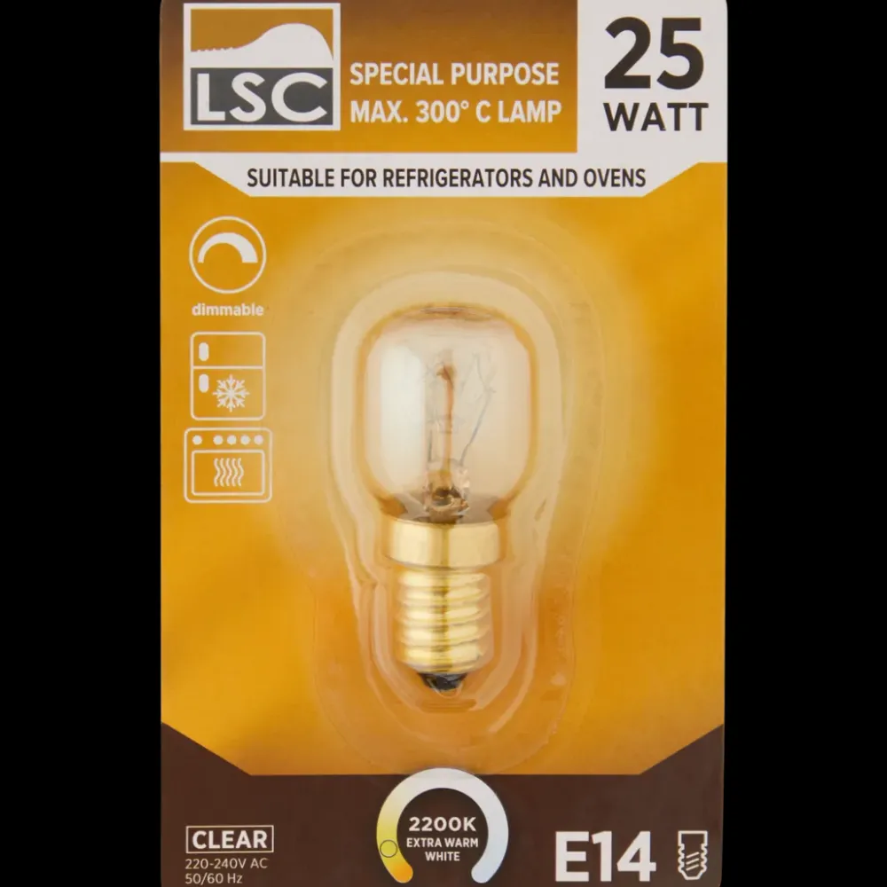 Tous Les Articles Bricolage|Éclairage<LSC Ampoule four/réfrigérateur T25 25 watt 125 lm | Action FR