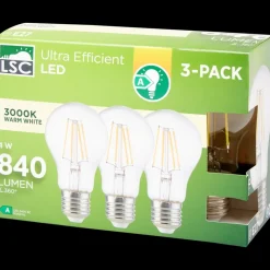 Tous Les Articles Bricolage|Éclairage<LSC Ampoules LED à filament 4 watt 840 lm | Action FR