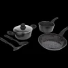 Tous Les Articles Cuisine|Poêles< Batterie de cuisine avec ustensiles Ceramic Marble | Action FR