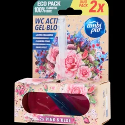 Tous Les Articles Articles Ménagers|Produits D'entretien<Ambi Pur Bloc WC Pink & Blue | Action FR