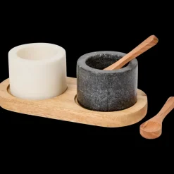 Tous Les Articles Cuisine|Plateaux< Bols en marbre avec plateau | Action FR