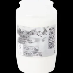 Bougies< Bougie funéraire blanche Blanc | Action FR