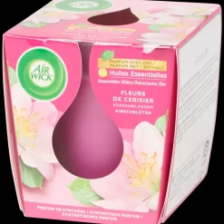 Bougies< Bougie parfumée Air Wick Fleur de cerisier Rouge | Action FR