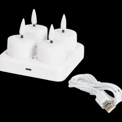 Bougies< Bougies chauffe-plats LED Blanc Blanc | Action FR