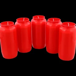 Bougies< Bougies funéraires rouges Rouge | Action FR