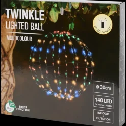 Tous Les Articles Habitat|Décoration Saisonnière< Boule lumineuse multicolore | Action FR