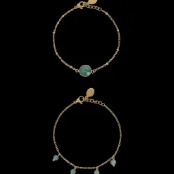 Tous Les Articles Mode|Montres Et Bijoux< Bracelets dorés avec pierre précieuse | Action FR