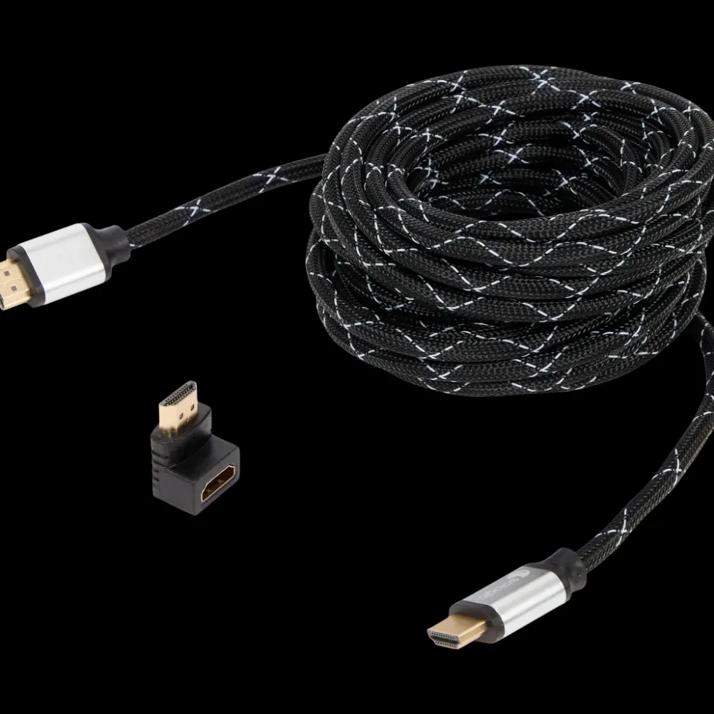 Tous Les Articles Multimédia|Câbles Et Répartiteur< Câble HDMI avec adaptateur Sologic 7.5 m | Action FR