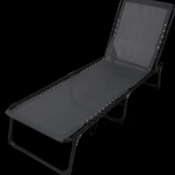 Tous Les Articles Jardin|Meubles De Jardin< Chaise longue pliable Acier Noir | Action FR