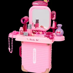 Figurines Et Sets|Tous Les Articles Jouets< Coiffeuse avec accessoires et valise Dès 3 ans | Action FR