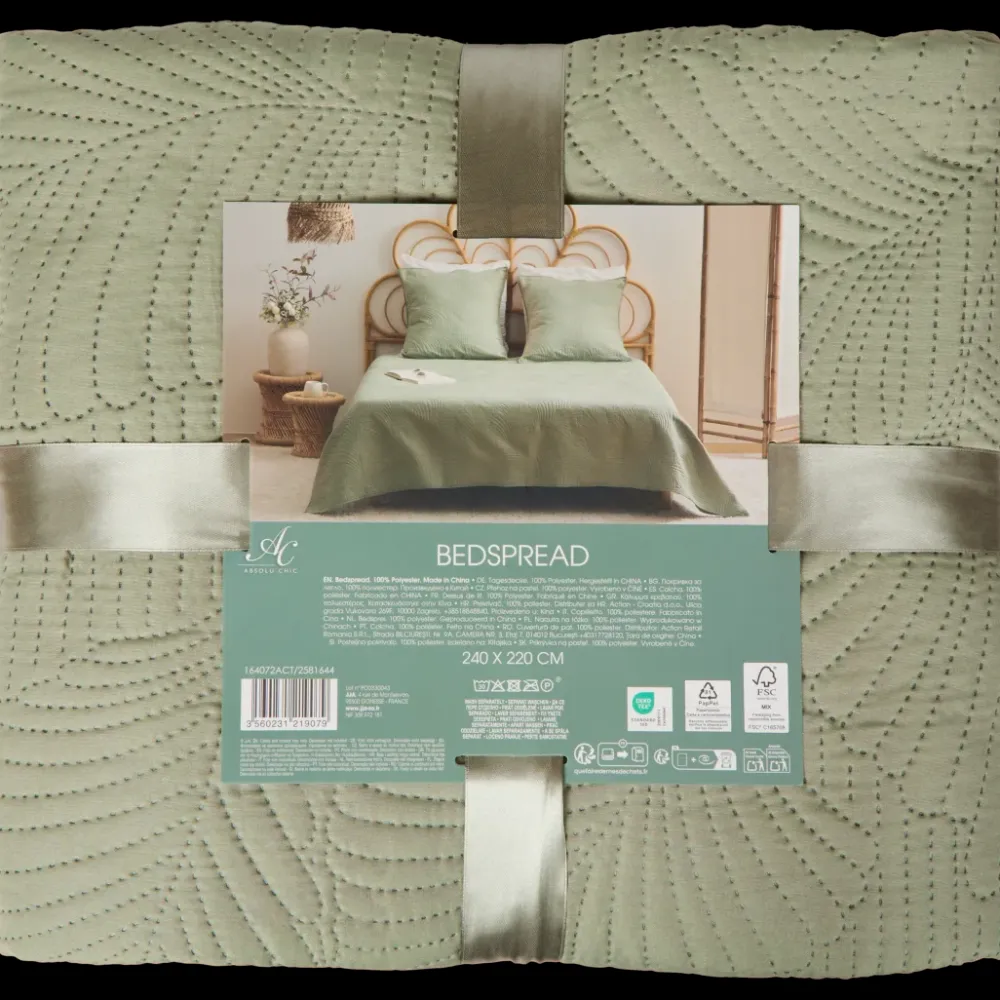 Plaids Et Couvertures< Couvre-lit nid d'abeille | Action FR