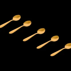 Tous Les Articles Cuisine|Couverts< Cuillères à café Gold 5 Pièces | Action FR