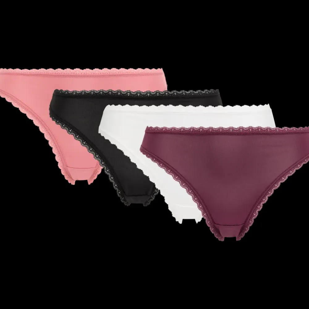 Tous Les Articles Mode|Sous-vêtements< Culottes Femme 4 Pièces | Action FR