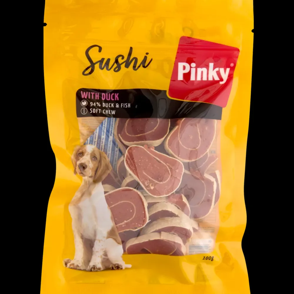 Tous Les Articles Animaux Domestiques|Alimentation< Friandises pour chien Pinky Sushi Duck | Action FR