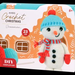 Bricolage< Kit de crochet figurine de Noël Avec | Action FR