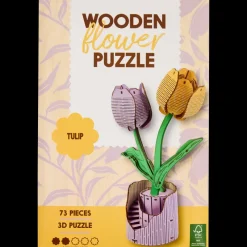 Bricolage< Kit puzzle 3D fleurs en bois Súprava na vytvorenie drevených kvetov | Action FR