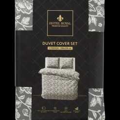 Tous Les Articles Habitat|Literie<Hotel Royal Parure de lit en satin 200 x 220 cm | Action FR