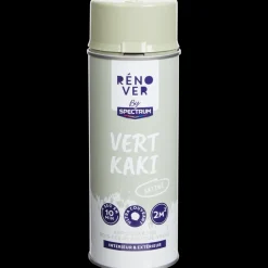 Tous Les Articles Bricolage|Peinture<Spectrum Peinture en aérosol brillant satiné Rénover Kaki Vert 400 ml | Action FR
