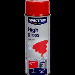 Tous Les Articles Bricolage|Peinture<Spectrum Peinture en aérosol haute brillance Rouge Rouge 400 g | Action FR