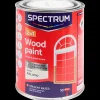 Tous Les Articles Bricolage|Peinture<Spectrum Peinture laque satinée pour bois 2-en-1 RAL 9010 Blanc 750 ml | Action FR