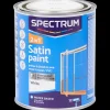 Tous Les Articles Bricolage|Peinture<Spectrum Peinture satinée 2-en-1 Blanc Blanc 750 ml | Action FR