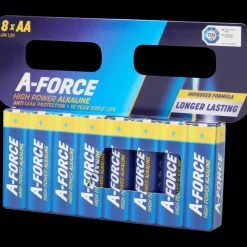 Tous Les Articles Multimédia|Piles< Piles A-Force High Power Alkaline AA 8 Pièces | Action FR