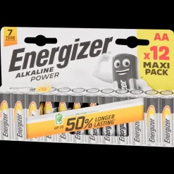 Tous Les Articles Multimédia|Piles<Energizer Piles Alkaline Power AA 12 Pièces | Action FR