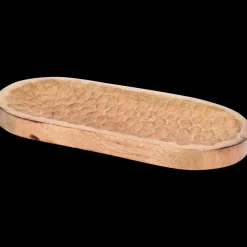 Tous Les Articles Habitat|Chandeliers< Plat décoratif en manguier Seasons & Style Brun | Action FR