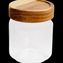 Tous Les Articles Cuisine|Conserver Et Emporter< Pot de conservation avec couvercle en acacia 700 ml | Action FR
