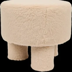 Tous Les Articles Habitat|Décoration Saisonnière< Pouf en fausse fourrure | Action FR