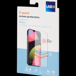 Tous Les Articles Multimédia|Housses Pour Téléphones<Lab31 Protections d'écran Apple Transparant | Action FR