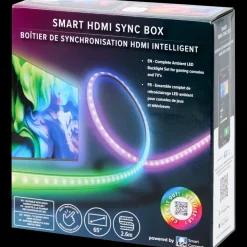 Tous Les Articles Bricolage|Éclairage< Ruban LED avec boîtier de synchronisation HDMI connecté | Action FR