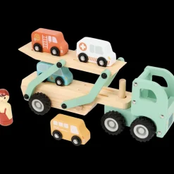 Véhicules Et Voitures|Tous Les Articles Jouets<Mini Matters Transporteur en bois Dès 10 mois | Action FR
