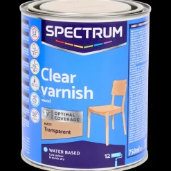 Tous Les Articles Bricolage|Peinture<Spectrum Vernis mat Transparent Transparant 750 ml | Action FR